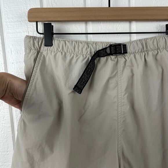 Columbia Men Lined Outdoor Hiking Swim Shorts Casual Tan Size Medium - Picture 3 of 6